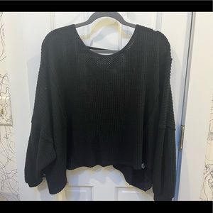 Free people love me open back thermal top